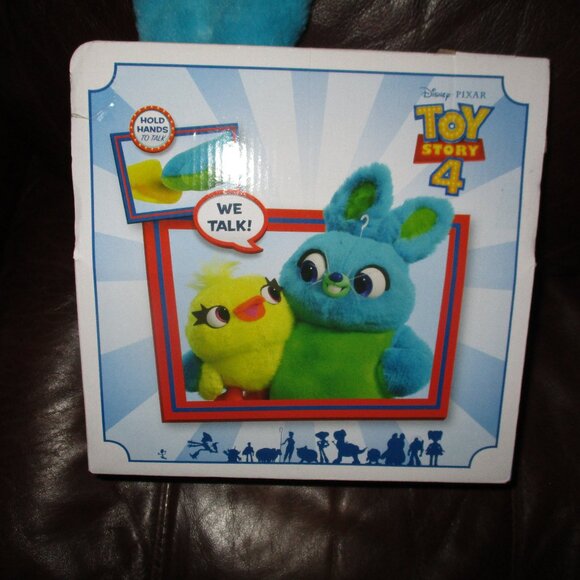 Ducky & Bunny Talking Friendship Plush Set Toy Story 4  NEW  read - Picture 5 of 6